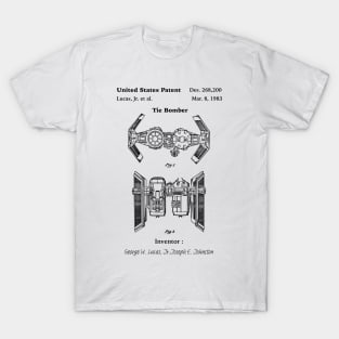 Tie bomber patent gift idea T-Shirt